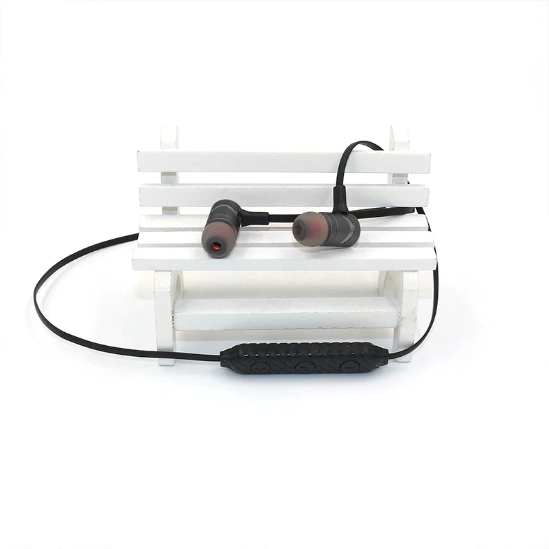 Магнитные беспроводные наушники L08 металлические спортивные Bluetooth