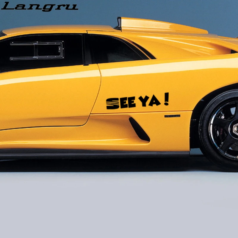 Langru автомобильный стиль CSee Ya Seat Cupra R Ibiza Leon Наклейка на окно Виниловая наклейка