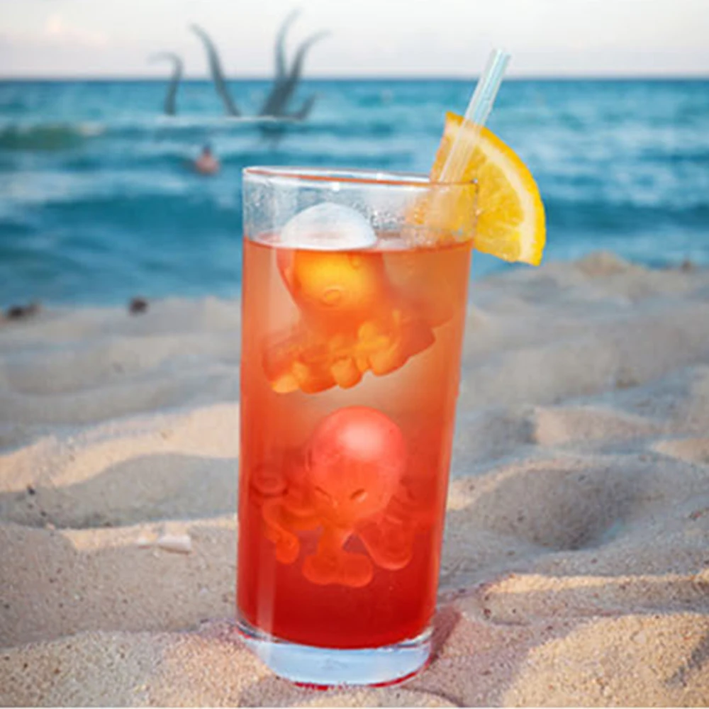 Силиконовые формы для льда в форме осьминога креативный дизайн Форма s