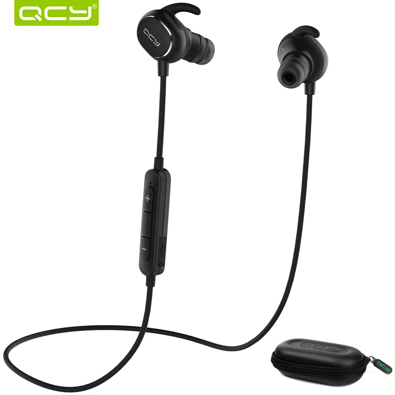 QCY QY19 Спортивные Bluetooth Наушники быстрая зарядка стерео Беспроводная гарнитура с
