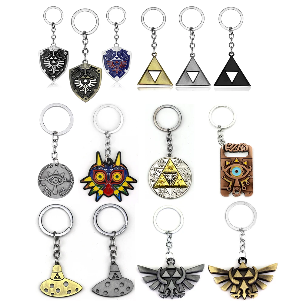 Горячие с игрой &quotLegend of Zelda&quot Брелки держатель модный винтажный металлический