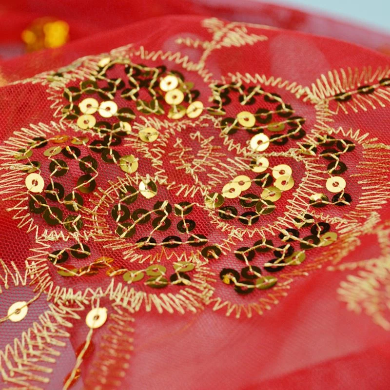 Свадебные принадлежности красная вуаль для невесты Высококачественная