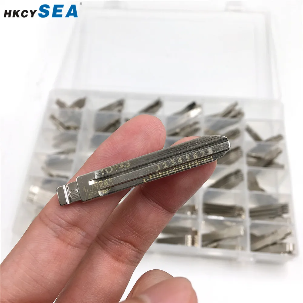 HKCYSEA, 175 шт./лот, металлическая Выгравированная линия, весы LiShi, стрижка зубов, пустой набор ключей KD для автомобиля, с коробкой, для KD900/KD-X2, Пульты ДУ