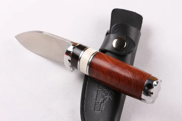 Лучшее качество маленький охотничий нож с фиксированным клинком 7CR15MOV Лезвие