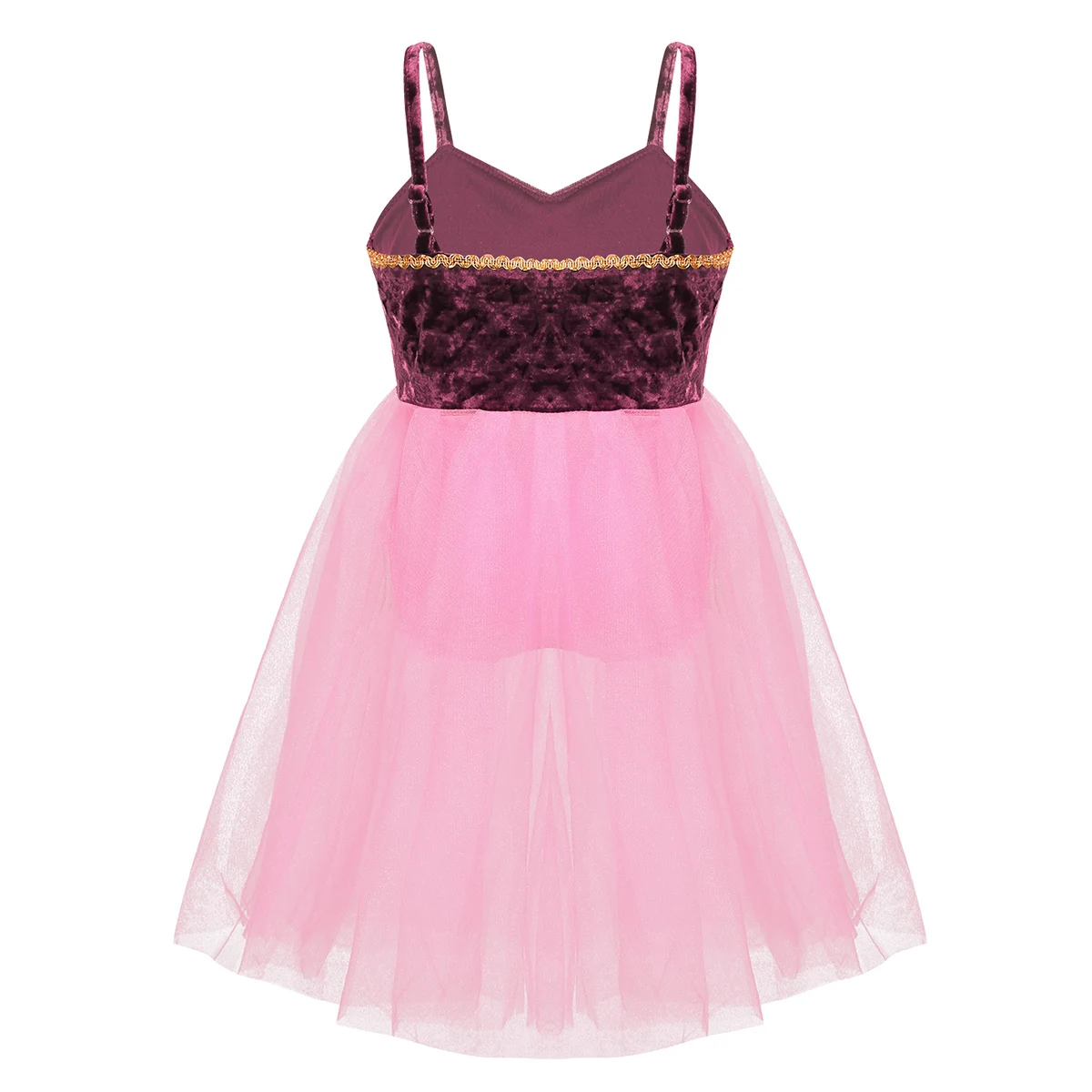 TiaoBug детский подростковый Золотой Плетеный трико для балета балетная юбка