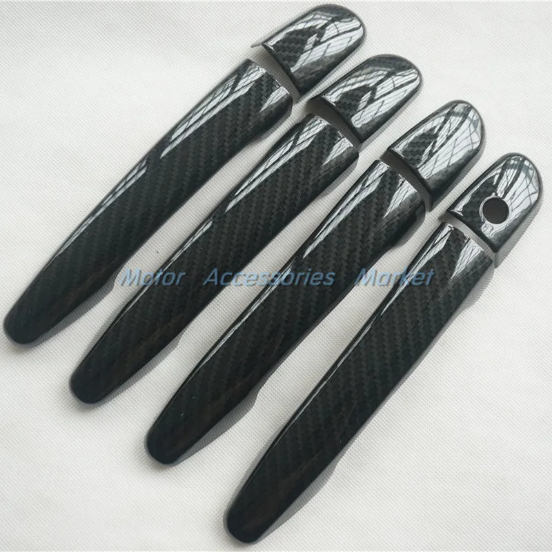 Новая накладка на дверную ручку из углеродного волокна для Mazda 2 Demio 2015 2016 2017 2018