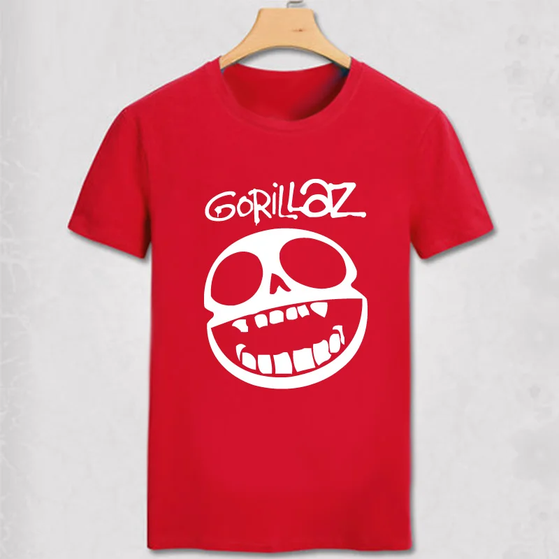 Gorillaz рок группа рэп хип хоп белые черные Графические футболки повседневные