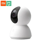 Умная веб-камера Xiaomi Mi, популярная версия, 360 градусов, 1080P HD, ночное видение, беспроводная Wi-Fi IP-вебкамера для умного дома, приложение для умного дома