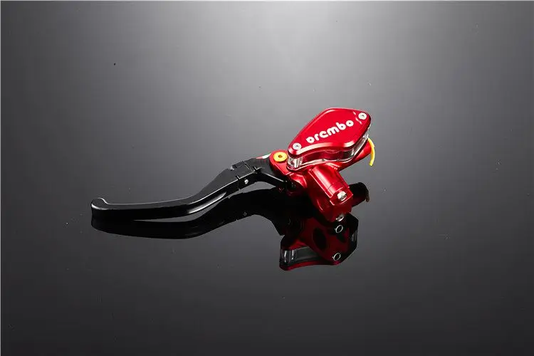 Red Left Pump Мотоцикл 22 мм 13 rcs рычаг регулируемая ручка гидравлический тормоз сцепления насос главный насос для Honda Yamaha Kawasaki - Цвет: Red Left Pump