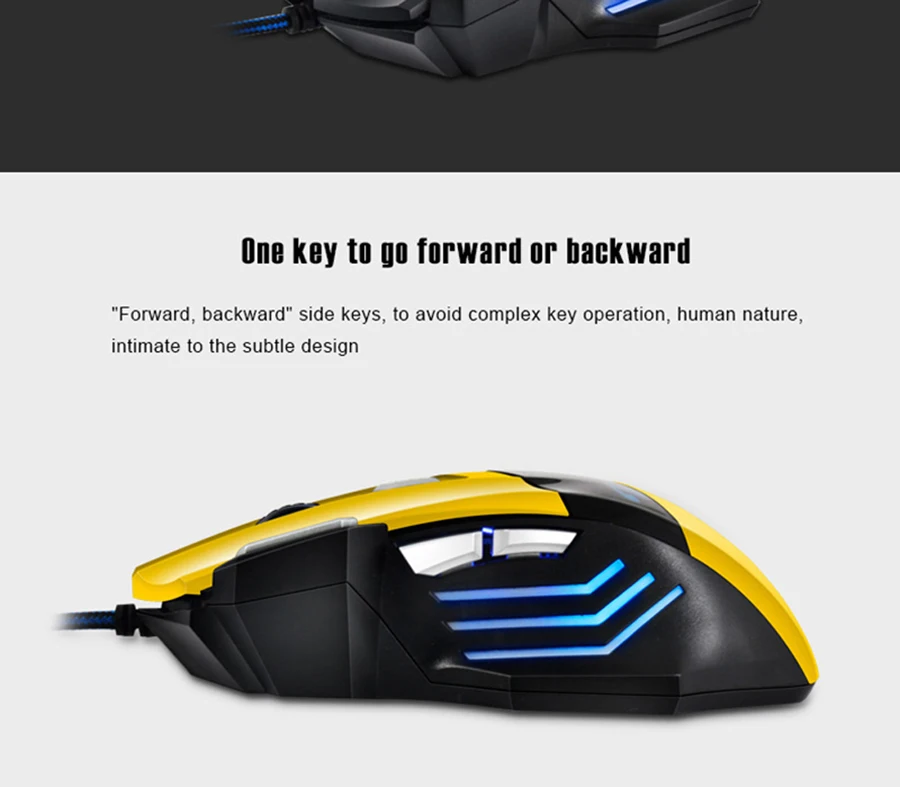 IMice X7 Проводная игровая клавиатура Мышь Профессиональный Точек на дюйм Регулируемая 7 кнопок USB Оптический геймер компьютер Мышь мышь для ПК, ноутбук