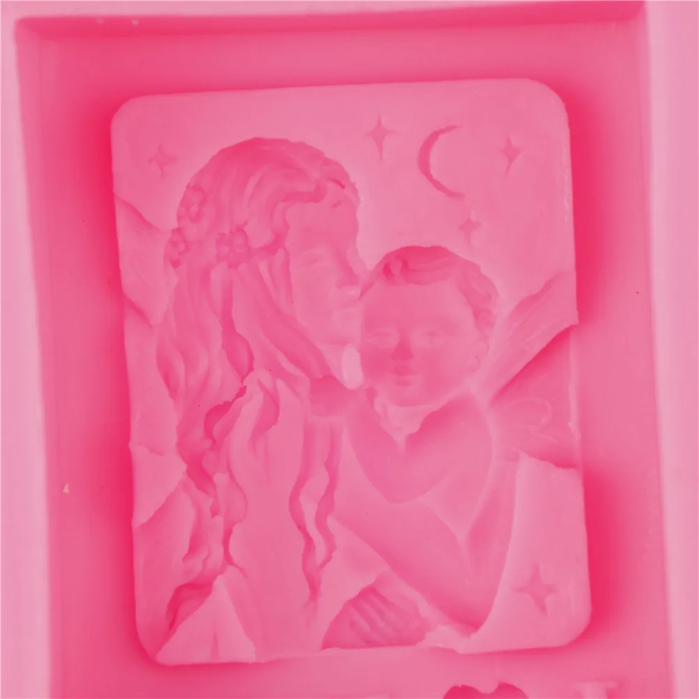 Силиконовые формы для мыла Love Mom DIY выпечки тортов подарок на день матери|Формы