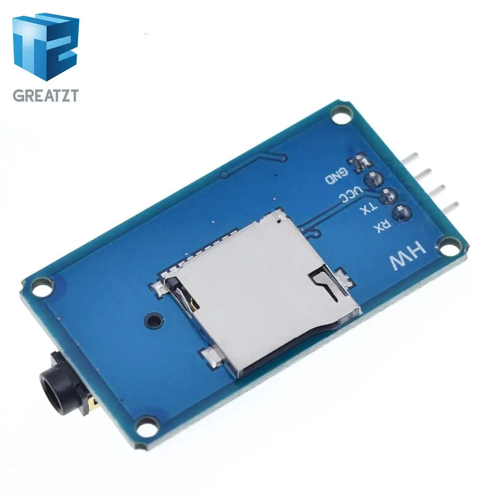 GREATZT YX6300 YX5300 UART серийный модуль управления MP3 музыкальный плеер модуль для Arduino/AVR/ARM/PIC CF