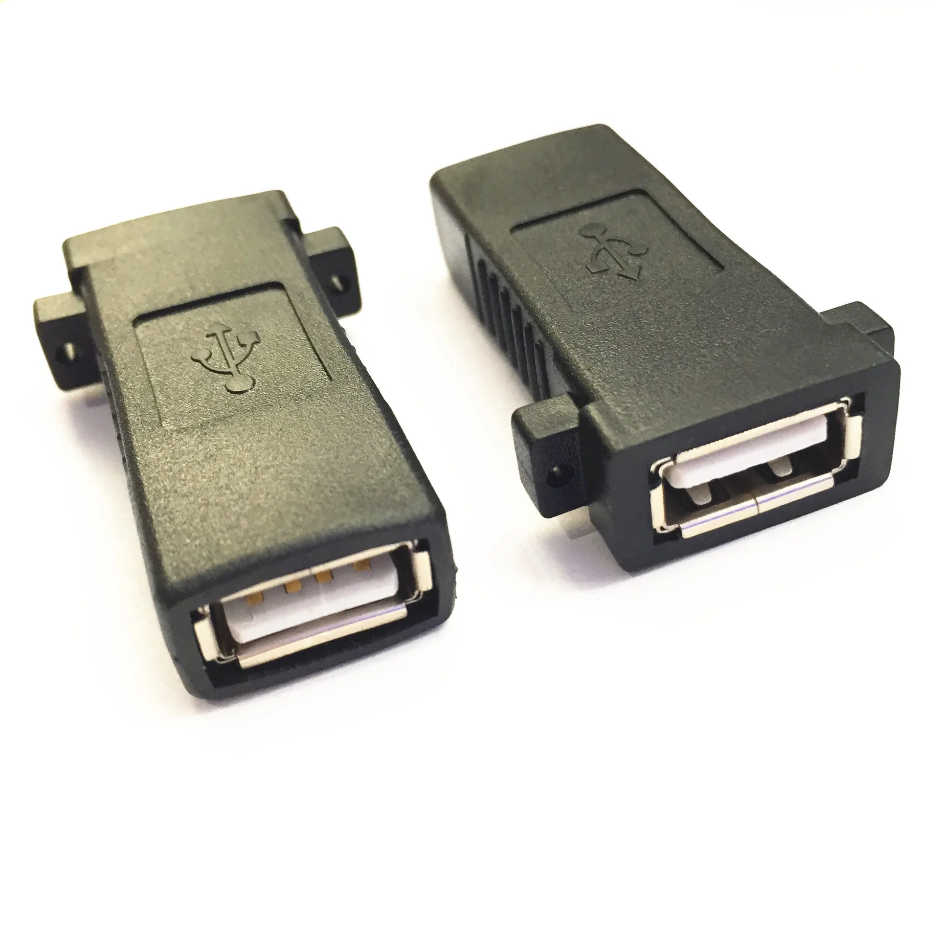 Фото USB 2 0 Женский настенный модуль с уха стены USB2.0 адаптер|Соединители| |