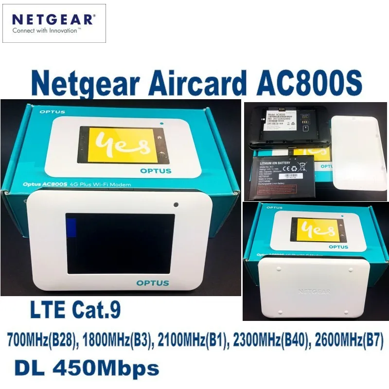 Netgear Aircard 800S (AC800S) LTE Cat 9 Mobile Hotspot Plus With 4G External Antenna | Компьютеры и офис