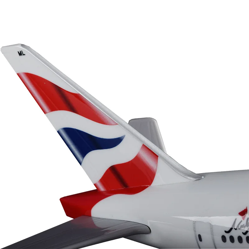 Модель самолета из смолы 47 см B777 британская авиакомпания Craftwork Боинг 777
