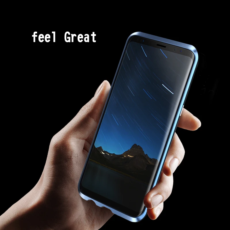 Для samsung Galaxy S8 чехол плюс металлический бампер для samsung S8 чехол s тонкий алюминиевый каркас чехол для Galaxy s8 plus противоударный Fundas