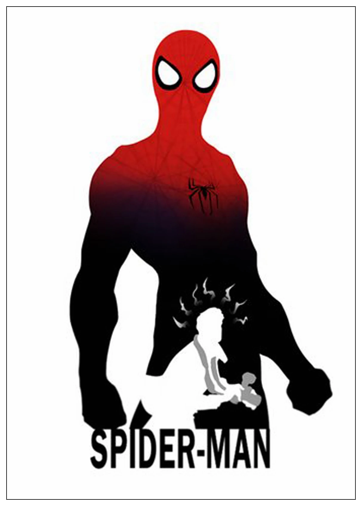 Marvel Comics Супер герой плакаты Капитан Америка Железный человек Мстители фильмы супер герой es плакат настенный Декор для дома - Цвет: D048