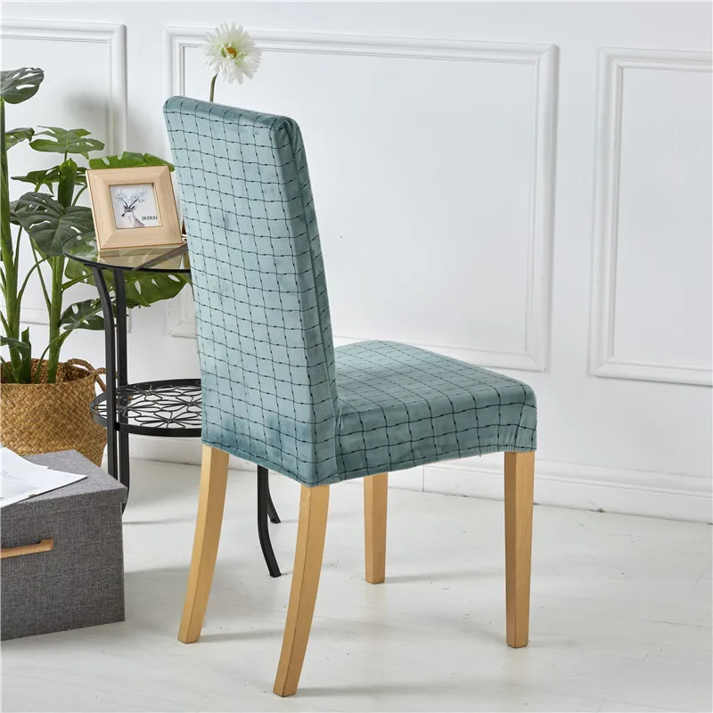 Covers For Dining Chairs Free Shipping Stretch Chair Cover Spandex Universal Seat Living Room | Дом и сад