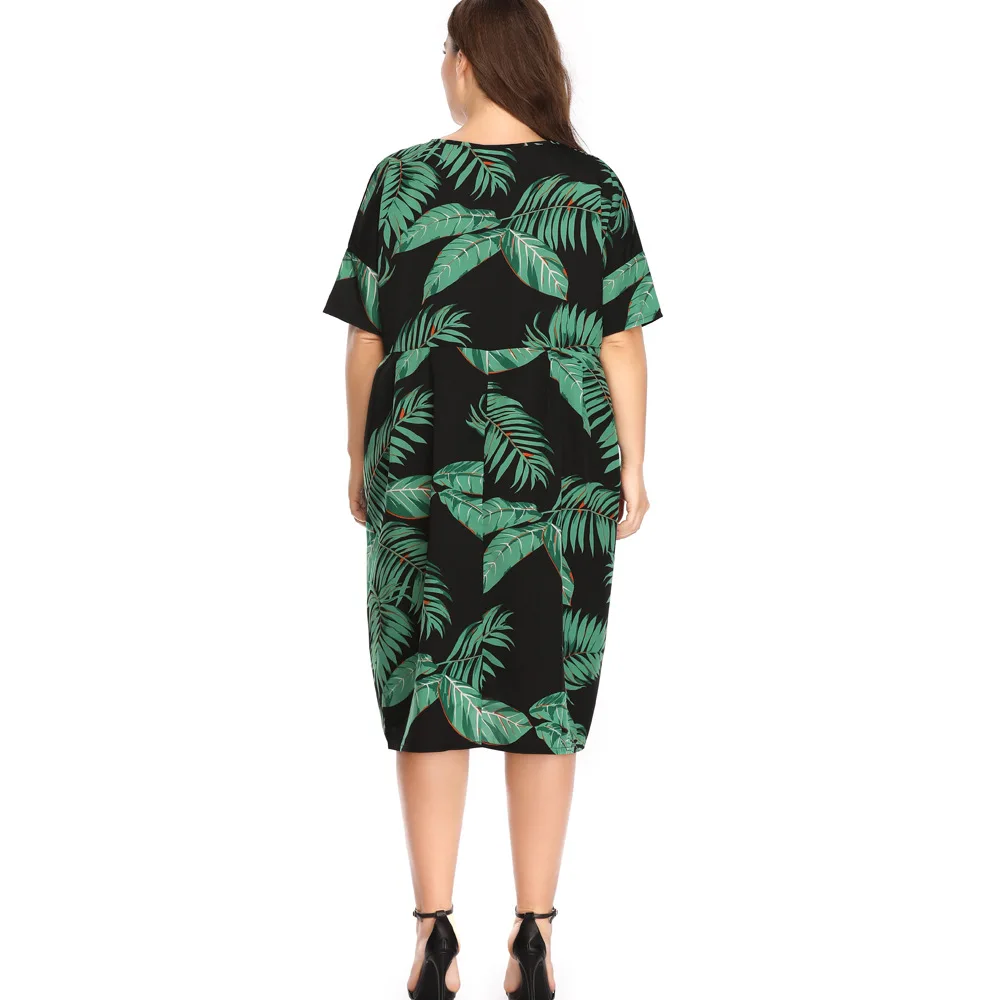 ATOFUL Новое поступление летнее платье Для женщин Vestidos плюс Размеры Повседневное