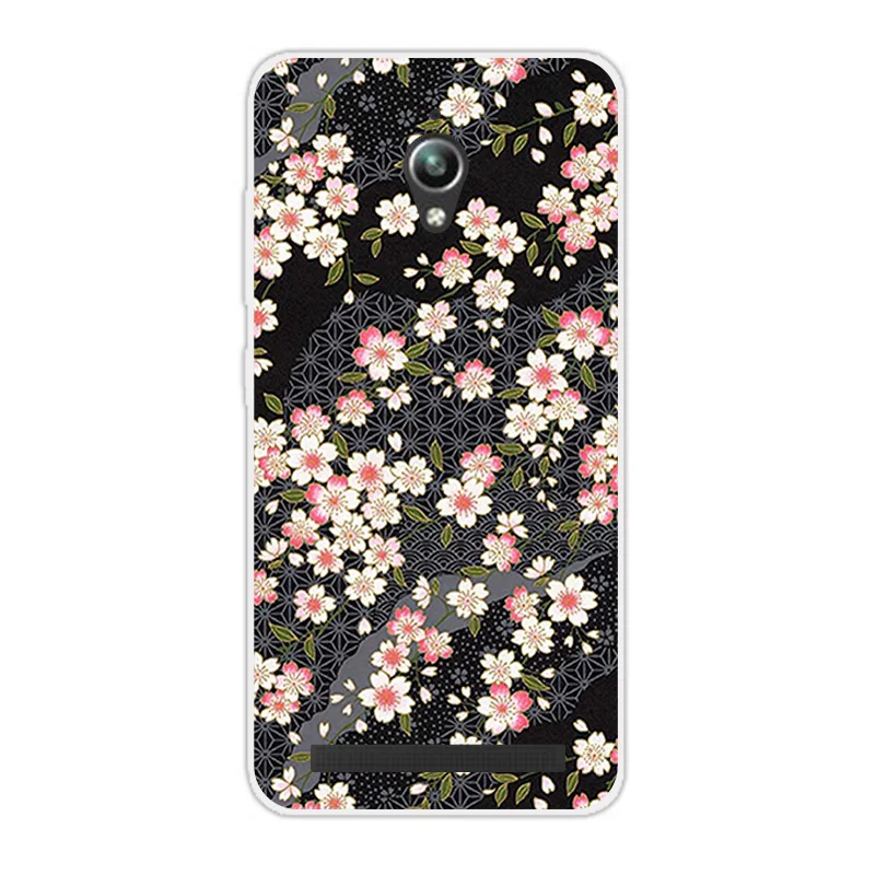 Силиконовый чехол для Asus Zenfone Go ZC500TG мягкая задняя крышка тигровый дизайн ZC ZC500 500TG
