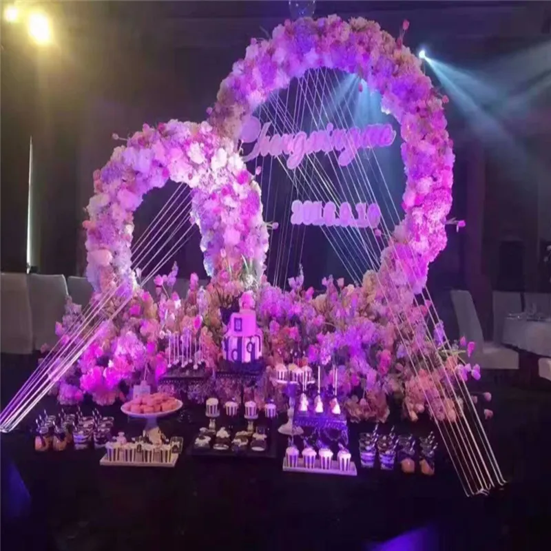 Бесплатная доставка украшение для свадьбы сделай сам металлическое кольцо полка