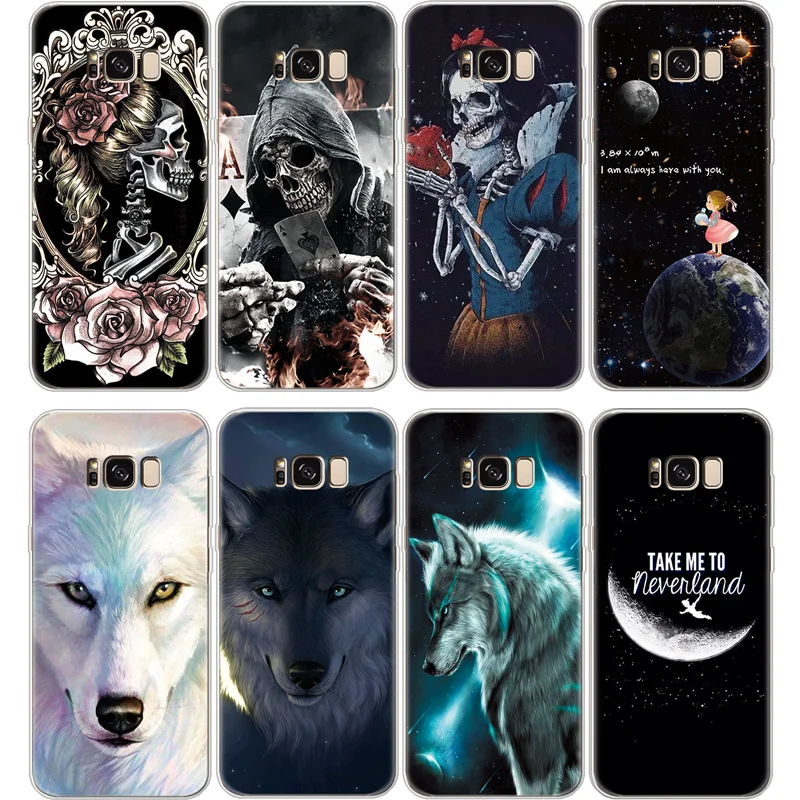 Мягкий чехол из ТПУ с черепами чехол для samsung Galaxy Note 9 8 J2 J3 J5 J7 Prime S5 S6 S7 край S8 S9 плюс A3 A5 A6 A8 чехол с картинкой из сериала Teen Wolf