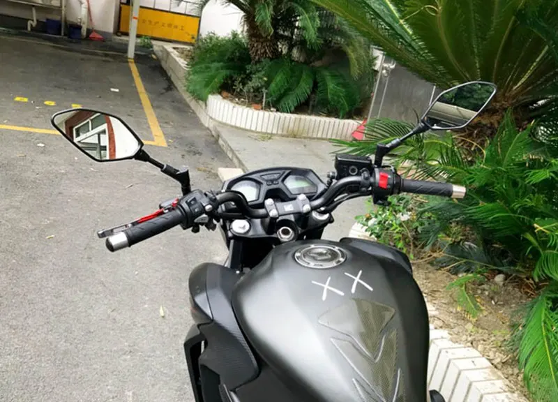 Зеркало заднего вида для CFMOTO 250 400 650NK для Suzuki GW250 DL250 DL650 для поездок на мотоцикле Ducati Monster 696 795 796 821 Z650 Z750 Z800 Z1000