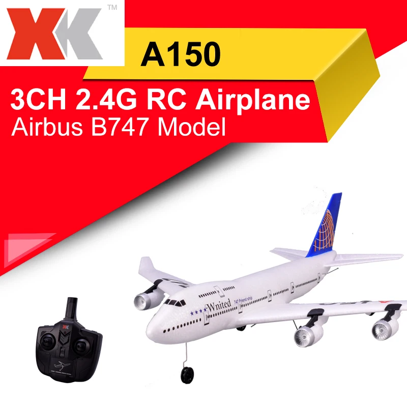 Модель WLtoys Xk A150 Airbus B747 радиоуправляемый самолет с фиксированным рукавом Epp 2 4 ГГц 3