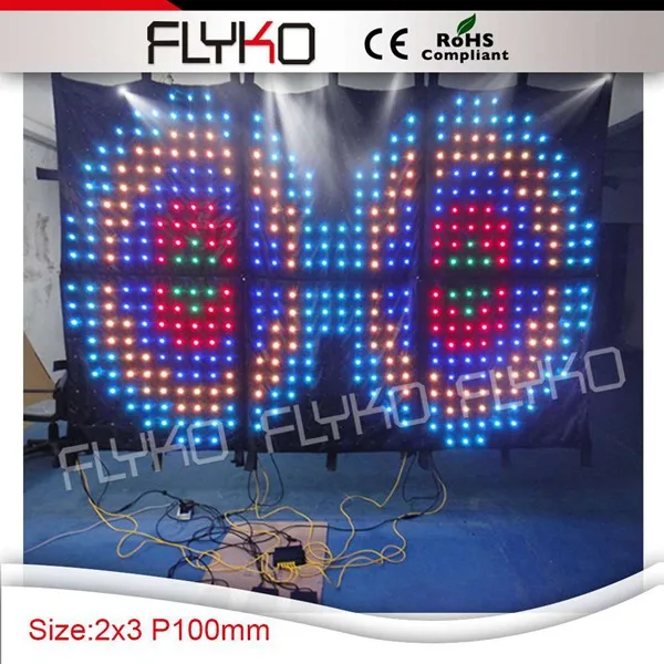 Светодиодный экран p10 2х3 м сценический фон с синим изображением видео бесплатная