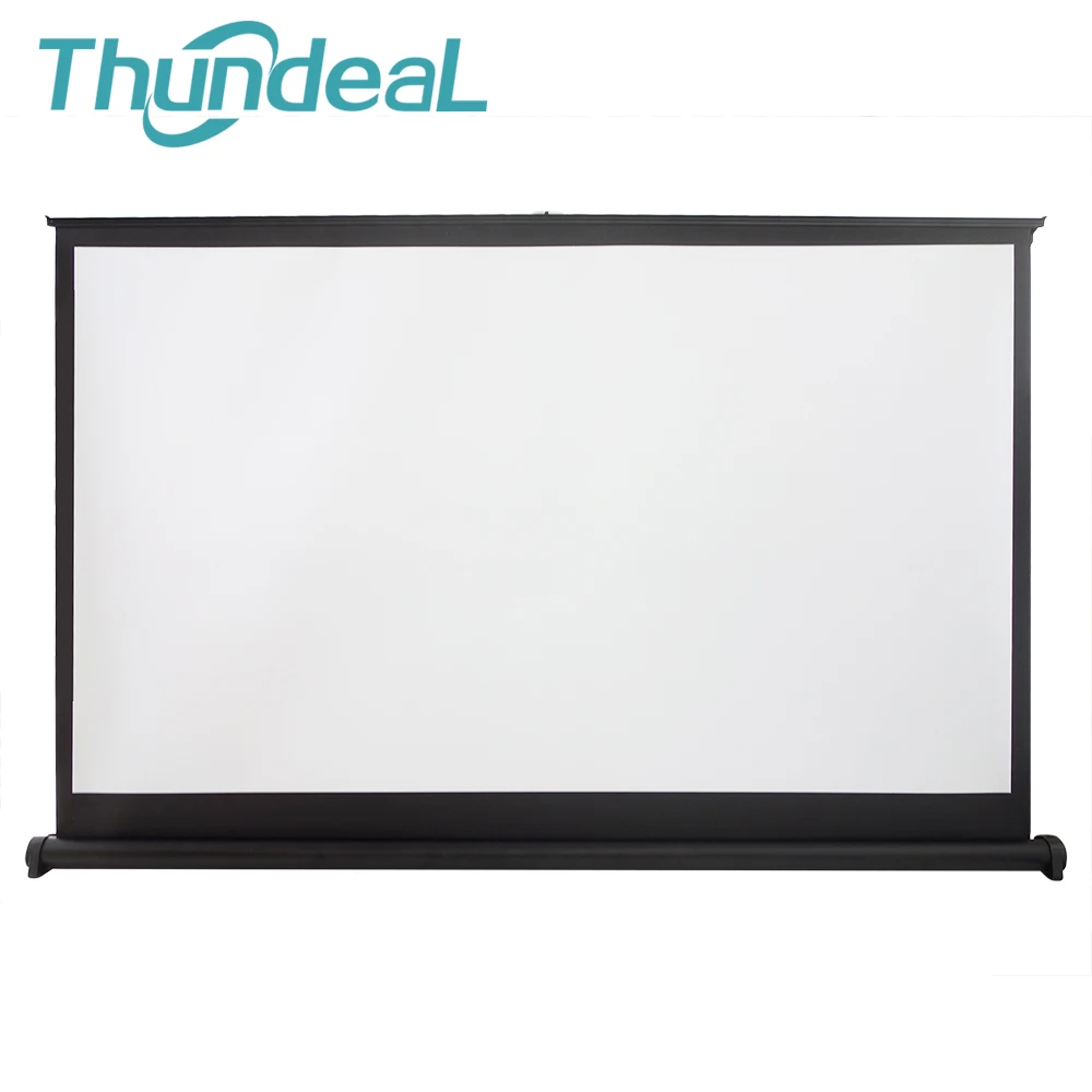 Thundeal 50 дюймовый 16:9 проектор Экран Портативный матовый белый висит Таблица для