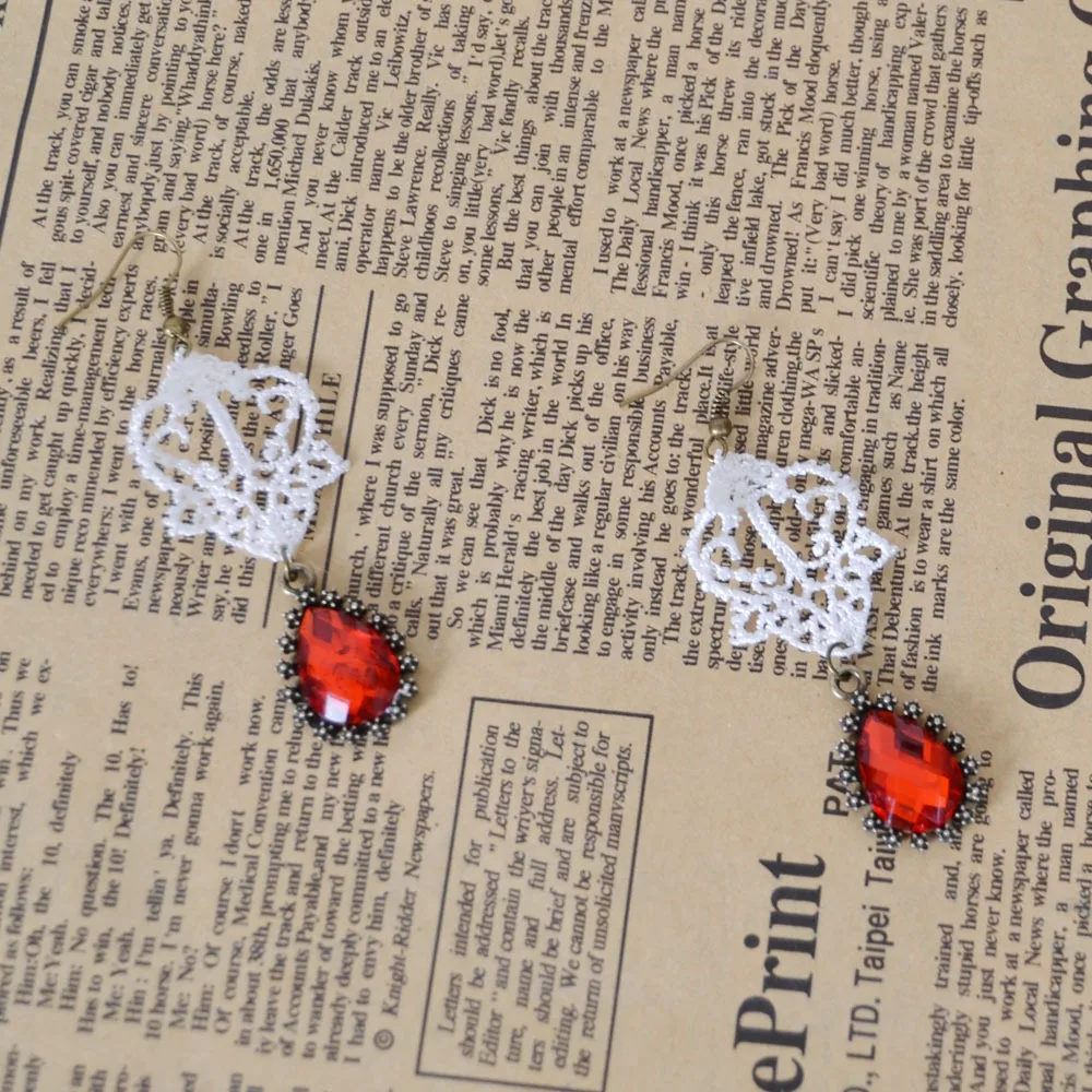 Сексуальные длинные красные серьги с подвеской в виде капли воды Женские