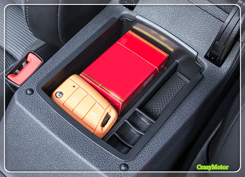 Для VW Volkswagen Golf 7 MK7 2013-/Golf 7 Sportsvan ящик для хранения в подлокотнике автомобиля бардачок контейнер лоток чехол