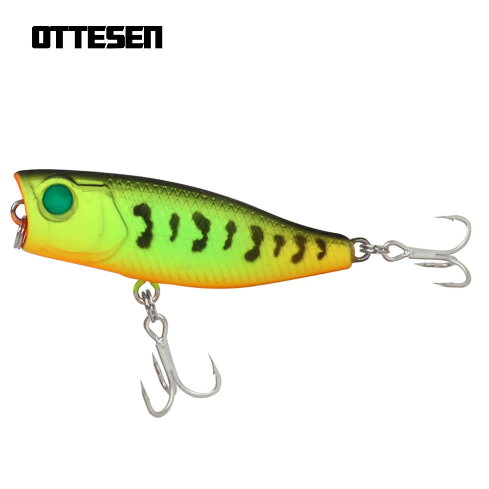 Фото 2018 новая модель OTTESEN 1 шт./лот 3 г 40 мм приманка поппер для рыбалки пресноводная