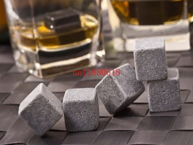 50 компл./лот (9 шт./компл.) Бесплатная доставка кубик льда для виски камни Soapstone Rocks