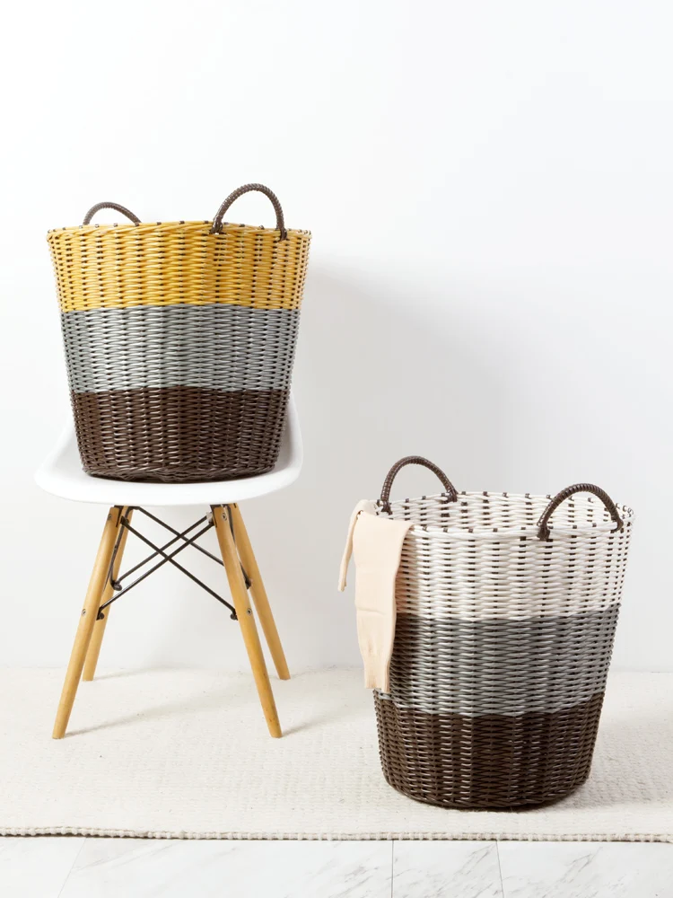 Корзина для хранения грязной одежды корзина белья пластиковая ванной комнаты