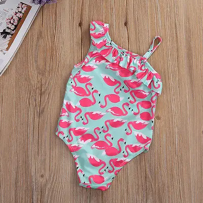 Новинка лета 2017 Раздельный купальник для маленьких детей цельное бикини девочек