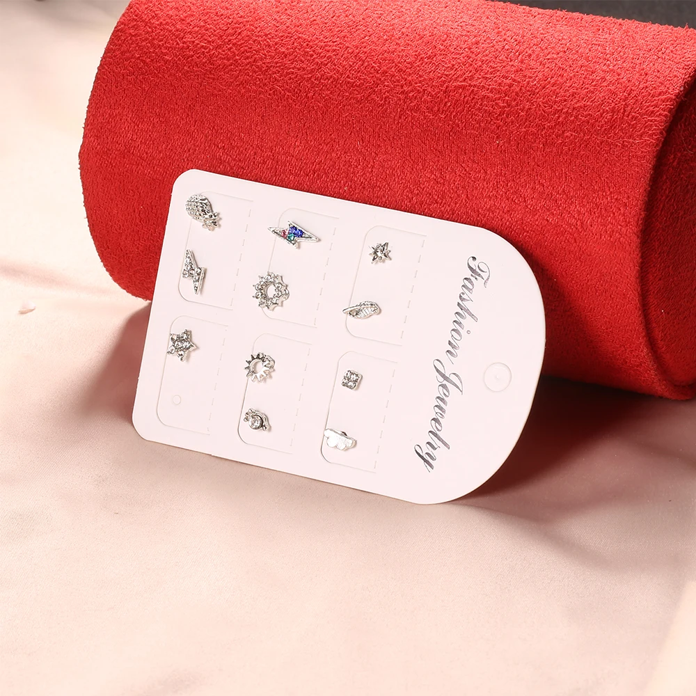 11 шт./компл. ананас из кристаллов звезды геометрические маленькие серебряные