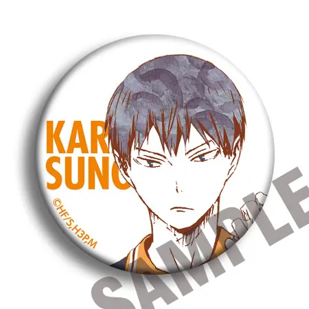 58 мм анимация Haikyu Nekoma средней школы волейбол Kozume Kenma Kiyoko Bage брошь - Окраска металла: see chart