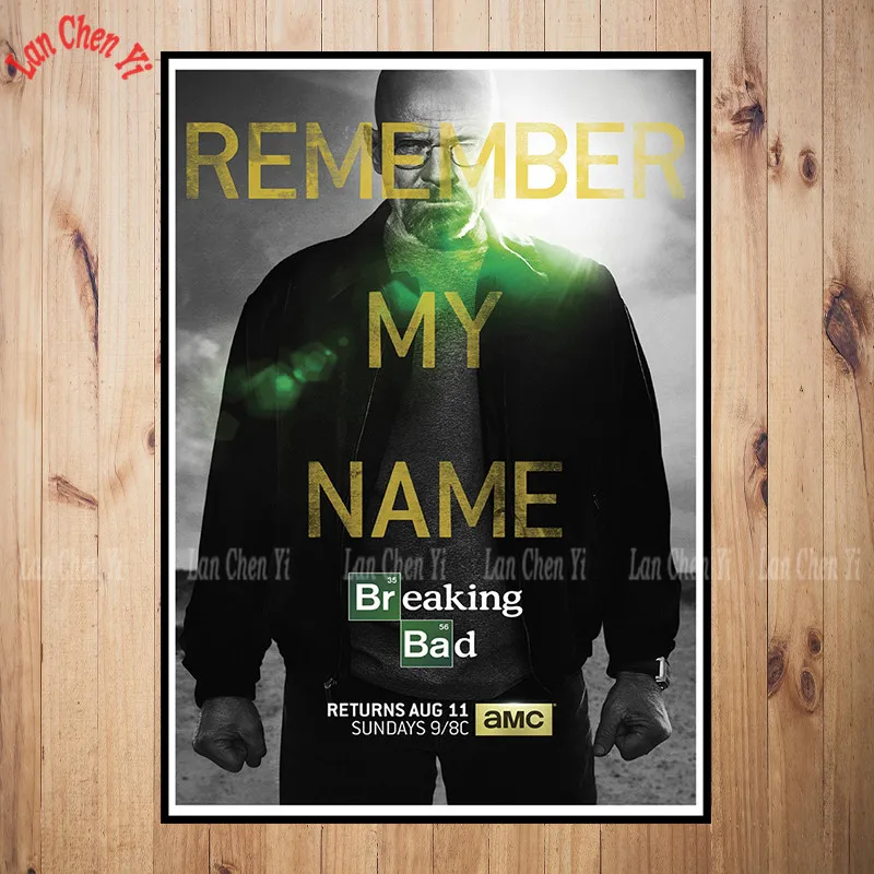 Breaking Bad бумага с покрытием Плакат Бар Кафе Винтаж Высокое качество печати рисунок ядро декоративная живопись