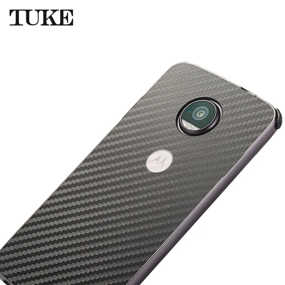 Чехол TUKE для MOTO Z, алюминиевая металлическая рамка для Motorola MOTO Z, углеродное волокно, Жесткий Чехол Hybird для lenovo MOTO Z XT1650, ТПУ чехол