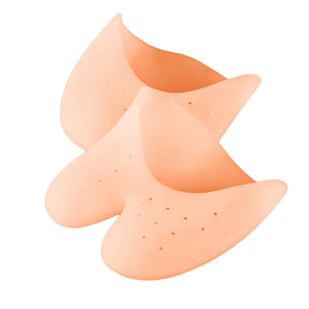 

Sanwood Women Professional Sofe Silicone Gel Insole Ballet Pointe Dance Pain Relief Cushions Toe Cap Cover Breathable Shoe Pads