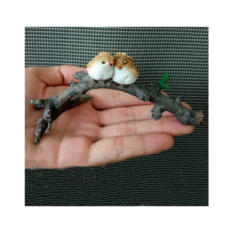Европейский Креативный миниатюрный с птицами из смолы фигурки Сказочный Сад офисный декор художественные ремесла подарок украшение дома аксессуары современные