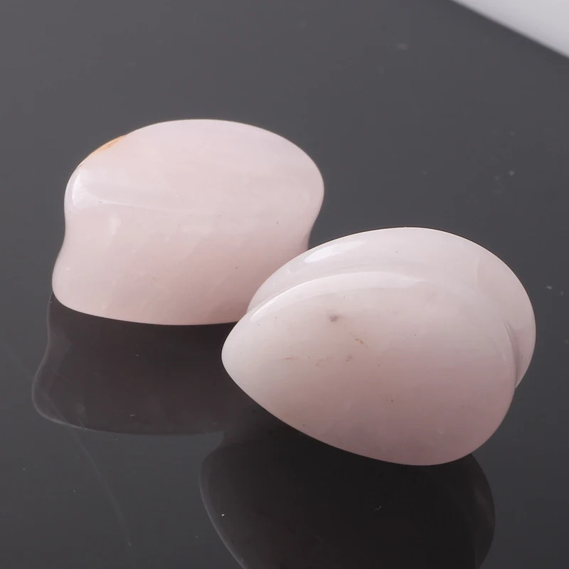 Затычки для ушей из телесного туннеля каплевидные затычки опалового стекла