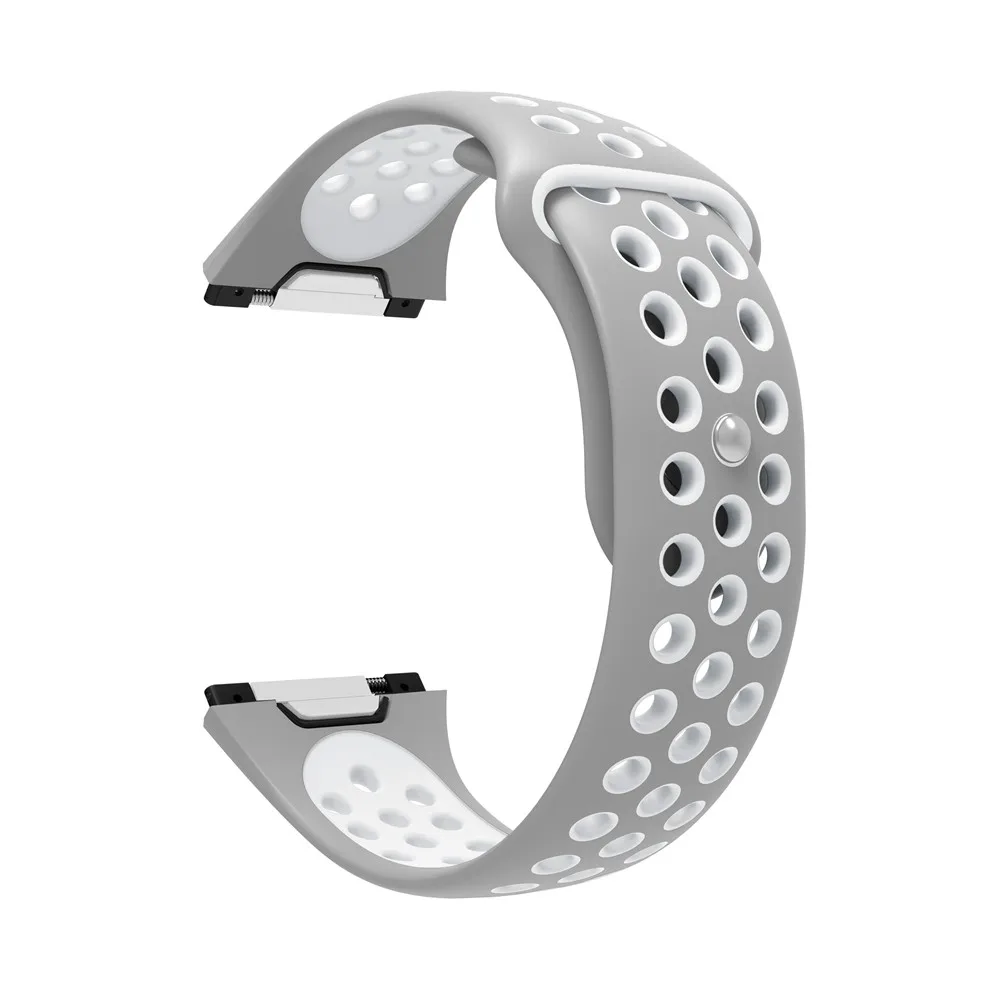 Спортивные Мягкие силиконовые часы ремешок для Fitbit ионной умные часы ремешок фитнес замена Браслет дышащий браслет красочные