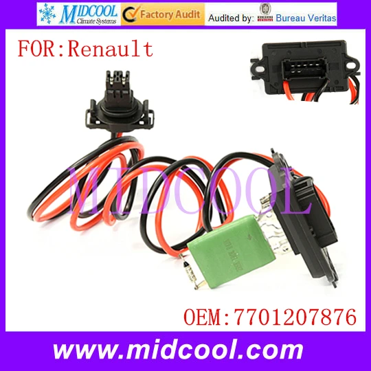 Новый нагреватель вентилятор двигатель резистор Регулятор использовать OE NO.