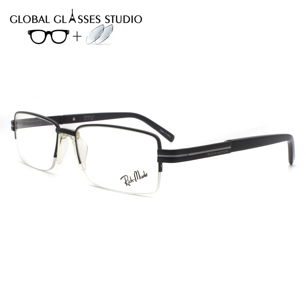 

RM0684-C3 Women Men Metal Glasses Frame Eyewear Eyeglasses Reading Myopia Prescription Lens 1.56 Index