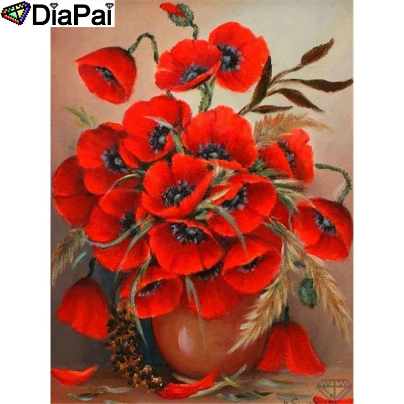 

DIAPAI 100% Full Square/Round Drill 5D DIY Diamond Painting "Flower landscape" Diamond Embroidery Cross Stitch 3D Decor A20978
