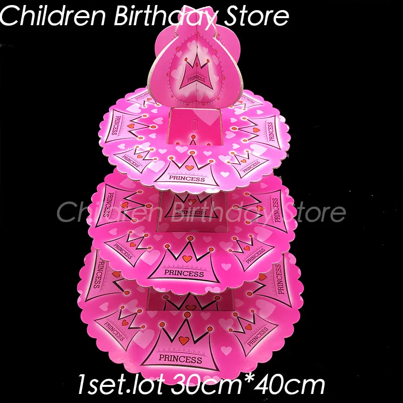 1set Princess Crown cake stand theme birthday party decorations cupcake holder baby shower supplies | Дом и сад