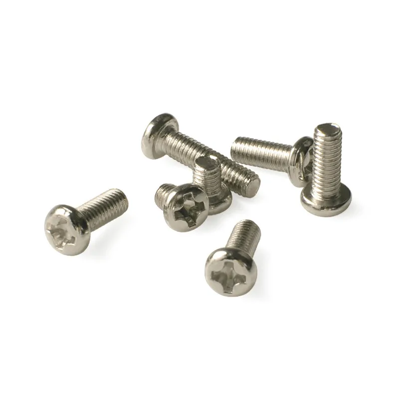 100Pcs M1.4 M1.7 M2 M2.5 M3 PM Nickel-plated tooth head machine screws pan screw | Обустройство дома