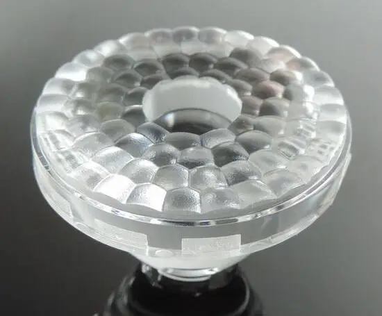 

#OLSY-45 High quality LED Optical Lens, Size: 45X30.4mm, 22 degree, Bead surface, PMMA materials